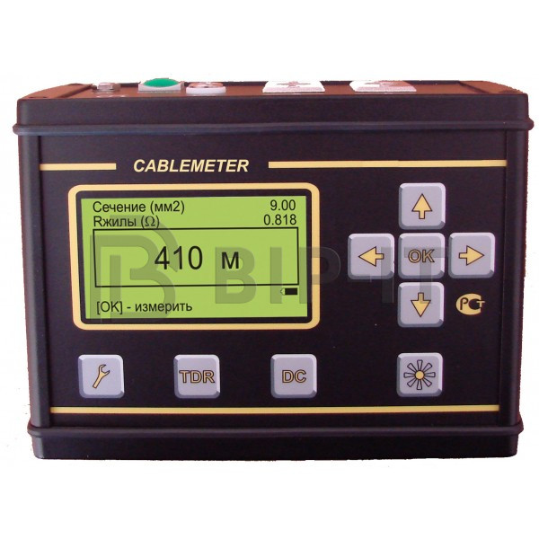 Прибор для измерения длины кабеля CableMeter E с опцией измерения проложенного кабеля