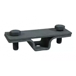 Держатель к фасаду/стене для плоского токоотвода (40*5мм; толщина цинк. покрытия > 30 мкм; с отверстием D6)