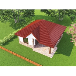 ZANDZ ZZ-200-003 Комплект молниезащиты для частного дома с с четырехскатной крышей без дымоходных труб