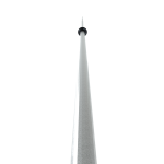 Молниеприёмник вертикальный 33 м (оцинк. сталь; с закладной под фундамент; 2й ветр.район; 4й снег.район)