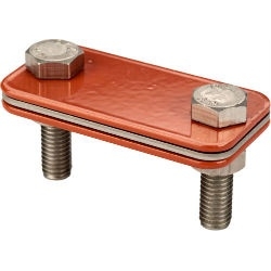 GALMAR Зажим контрольный "полоса+полоса" (T<35+T<35; оцинк. сталь с покраской)