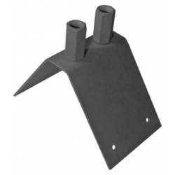 Крепление молниеприемника на конек