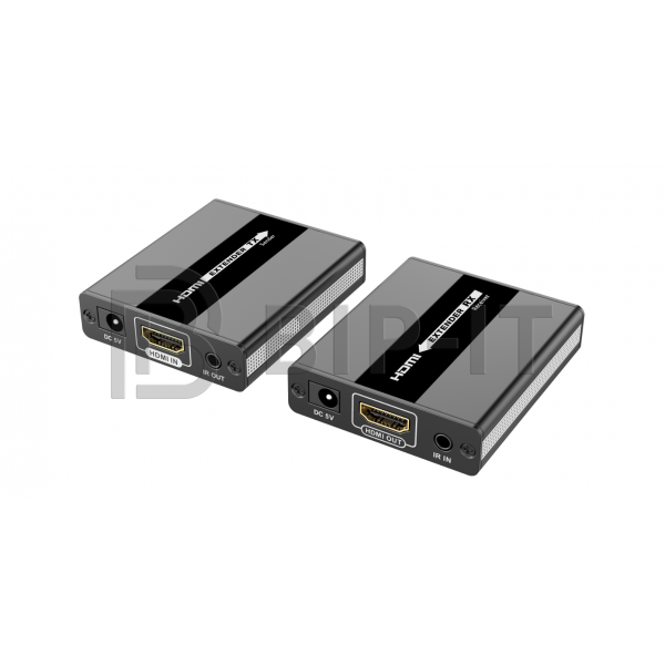 Удлинитель HDMI, FullHD, CAT5/5e/6 до 80/100/120 метров, Lenkeng LKV371