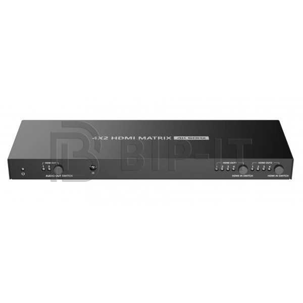 Матричный коммутатор 4x2 HDMI, 4K Lenkeng LKV422