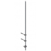 Молниеприемник-мачта GALMAR (3,0 м; для вертикальных поверхностей; оцинкованная сталь; длина анкеров 300 мм)