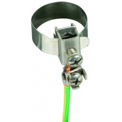 Заземляющий ленточный хомут, диапазон зажима 10-27 мм