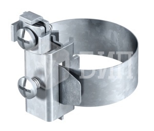 Хомут заземления с клеммой для труб EBS