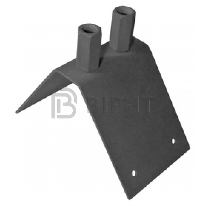 Крепление молниеприемника на конек