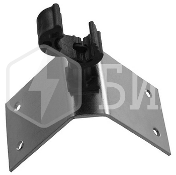 Держатель кровельный на конек с пластиковым фиксатором