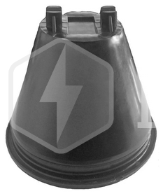 Держатель кровельный пластиковый 2 фиксатора 8мм (без бетона)