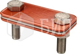 GALMAR Зажим контрольный "полоса+полоса" (T<35+T<35; оцинк. сталь с покраской)