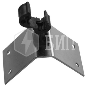 Держатель кровельный на конек с пластиковым фиксатором