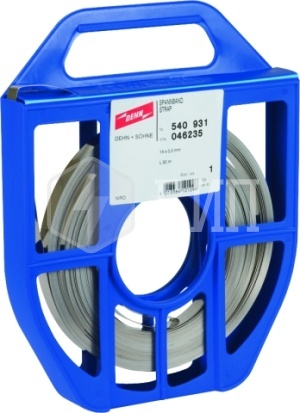 Полоса для ленточных держателей 14х0,3 мм, NIRO, L=50 м