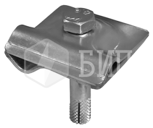 Зажим прута универсальный с анкером 45х45