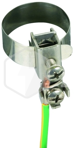 Заземляющий ленточный хомут