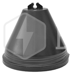 Держатель кровельный пластиковый 1 фиксатор 8мм (с бетоном)