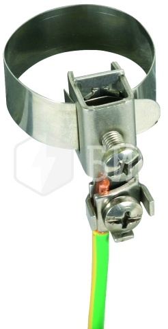 Заземляющий ленточный хомут