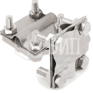 GALMAR Зажим крестообразный для подключения проводника (D14; пол. <40мм, кр. <78мм2; нержавеющая сталь)