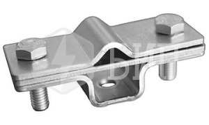 Держатель ZANDZ к фасаду/стене для круглого проводника и полосы (D6-10мм; до 40х4мм; оцинкованная сталь)