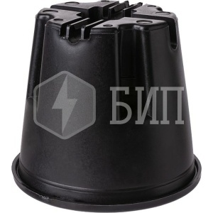 Держатель ZANDZ для круглого проводника на плоской кровле (D8; пластик; с бетоном)