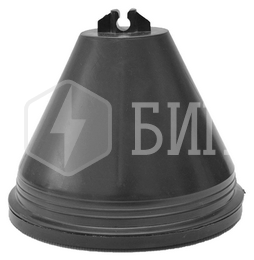 Держатель кровельный пластиковый 1 фиксатор 8мм (с бетоном)