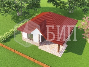 Комплект молниезащиты для частного дома с с четырехскатной крышей без дымоходных труб ZZ-200-003 ZANDZ