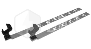 Держатель под черепицу с крючками с пластиковым фиксатором L-415мм