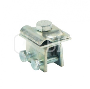 Держатель ZANDZ для круглого проводника на фальцевой кровле (D6-10; оцинкованная сталь)