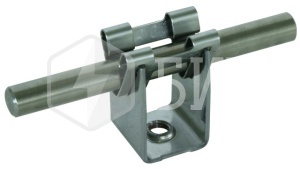 Держатель ZANDZ для круглого проводника (D8; M6; оцинкованная сталь)