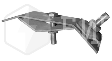Держатель на водосток скручиваемый