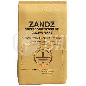 Заполнитель околоэлектродный ЭЛЗ ZANDZ (бентонит 50% / графит 50%; многослойный бумажный мешок с ПЭ вставкой; вес 30 кг)