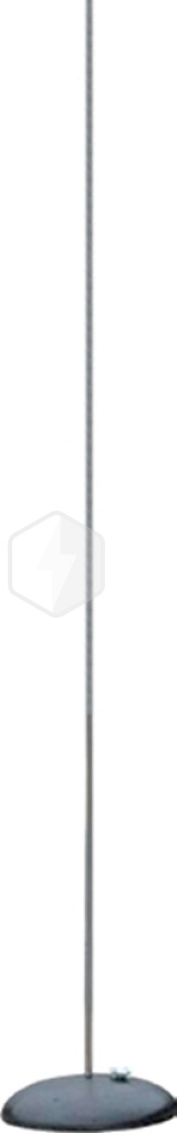 Молниеприемник-мачта (на 1м бетонном основании; алюминий; с нерж. зажимом) ZANDZ