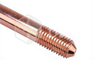 Стержень заземления омедненный резьбовой