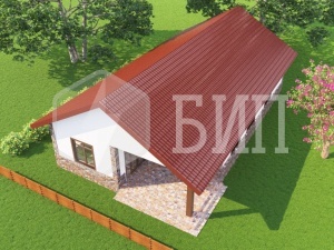 Комплект молниезащиты для частного дома с двускатной кровлей без дымоходных труб ZZ-200-002 ZANDZ