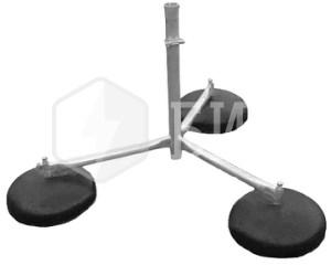 Тренога для мачты молниеприемника