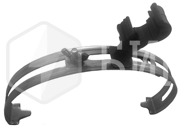 Держатель коньковый регулируемый с пластиковым фиксатором D-350мм