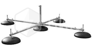 Опора для мачты молниеприемника