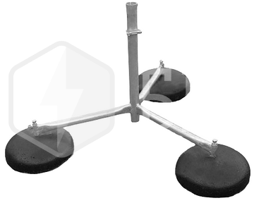 Тренога для мачты молниеприемника