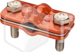 GALMAR Зажим контрольный "проволока+проволока" (D8+D8; оцинк. сталь с покраской)