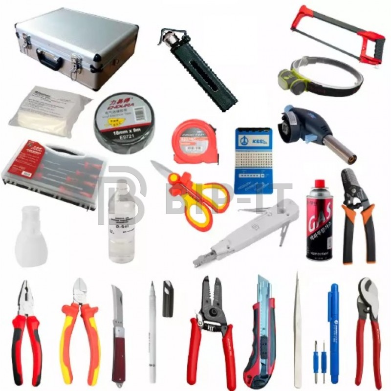 Набор инструментов для монтажа оптического кабеля НИМ-Эксперт в кейсе