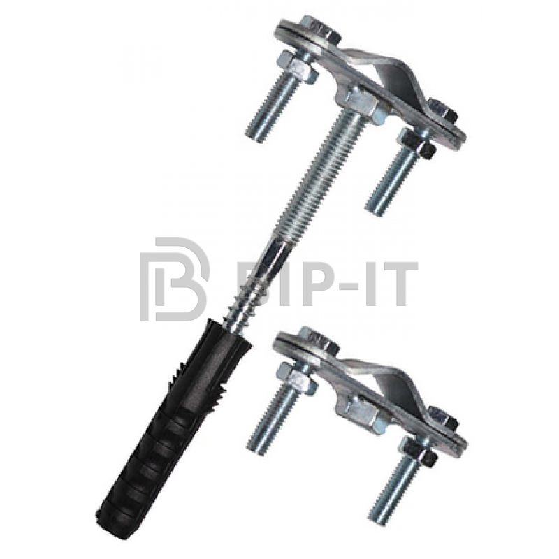 Крепление молниеприемника к стене