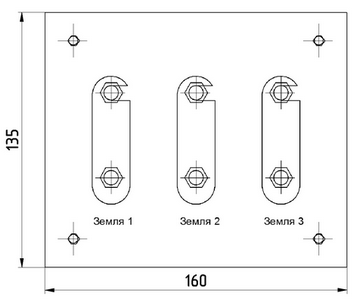 Щит заземления ЩЗ-П2