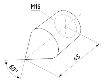 Наконечник (60град)