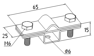 Держатель для полосы и прута