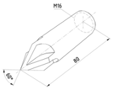 Наконечник для сложных грунтов