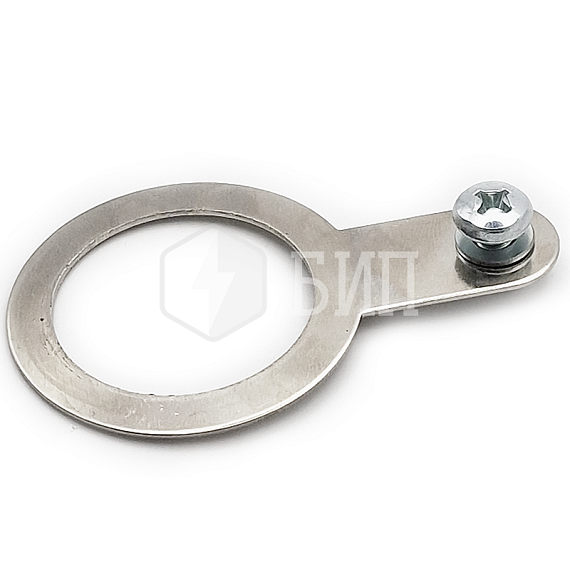 Кольцо заземления никелированная латунь