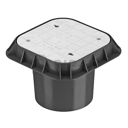 Колодец инспекционный пластиковый 300х300х210 мм bp-130-001