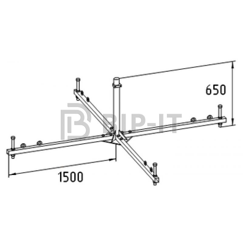 Опора для мачты молниеприемника