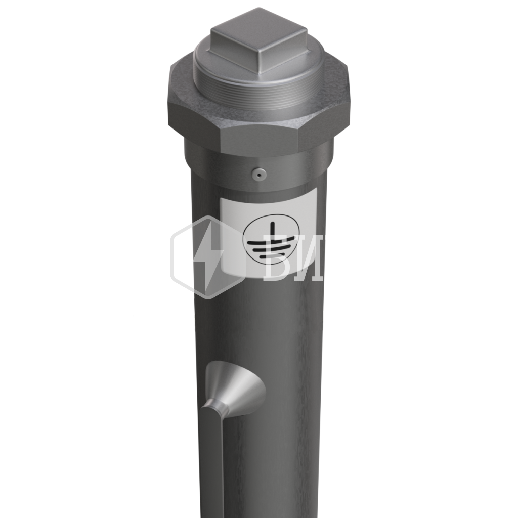 Комплект электролитического заземления ZANDZ (вертикальный; 3 метра; 6*30 кг заполнителя графитного; зажим; лента)