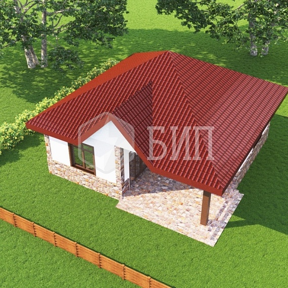 Комплект молниезащиты для частного дома с с четырехскатной крышей без дымоходных труб ZZ-200-003 ZANDZ